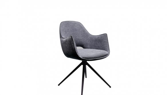 Стілець поворотний R-150 попелястий