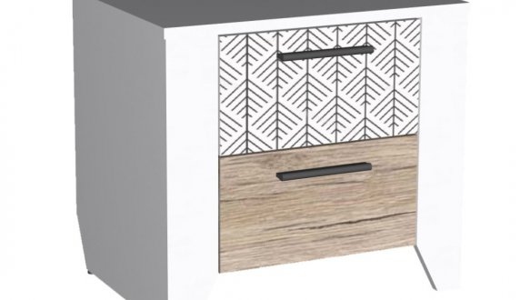 Тумба прикроватная Нордик 3