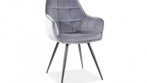 Стілець Lilia Velvet сірий