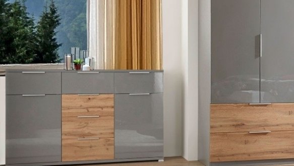 Шафа 5дв 2шх Міромарк Лінц 5 дверна сірий шифер 225 см 0