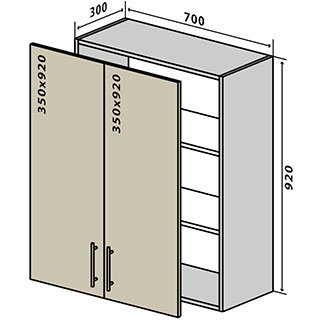 №88 Тумба верхняя 70 Люкс RODOS