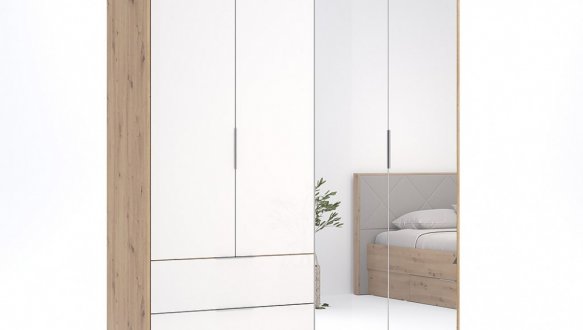 Модульна спальня Reymond/Реймонд Міромарк Дуб артизан/Білий глянець 0