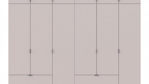 Шкаф для одежды Дорос Лукас кашемир 6 дверный 270 см 4