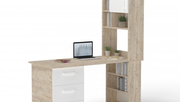 Стіл з кутовою надбудовою 