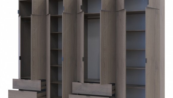 Шафа для одягу Дорос Лукас канноло 8 дверна 340 см 0