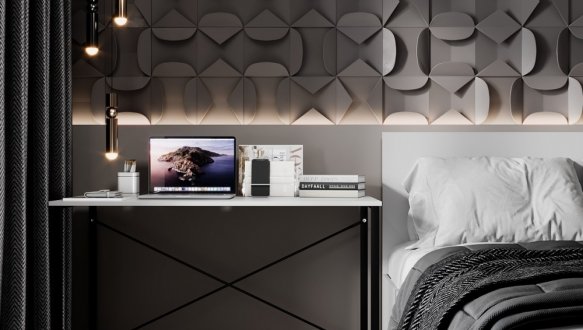 Стол письменный Art in Head Line Ascet / Аскет Белый бриллиант 1