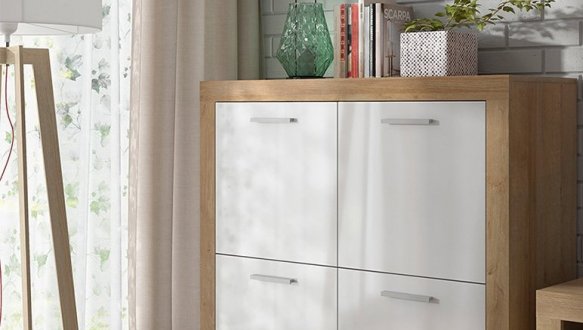 Модульная детская Balder/Балдер BRW Poland Дуб Ривьера/Белый глянец 9