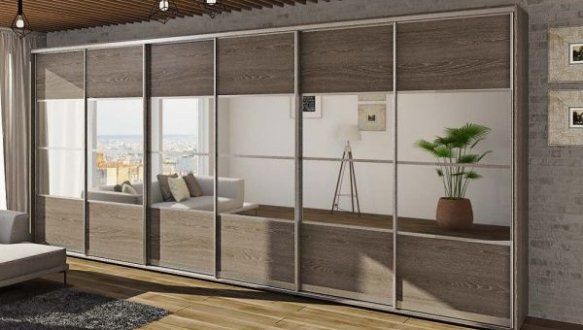 Шкаф-купе 5,4м Модель-8 шестидверный