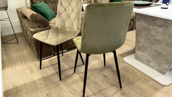 Стілець Джеррі Вельвет темний беж 4