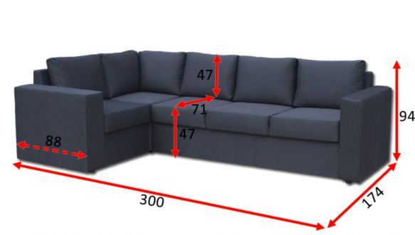 Угловой диван Чикаго 31-А 3