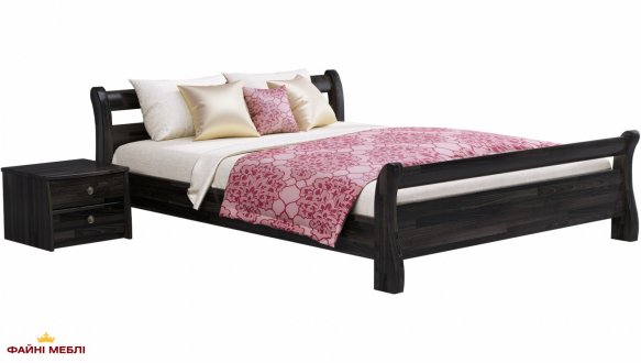 Кровать деревянная Эстелла Диана / Серия Вега Щит / Массив Бук 1