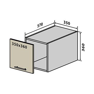 №64 Тумба верхняя окапник 35 Люкс RODOS