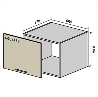 №73 Тумба верхняя окапник 60 Люкс RODOS
