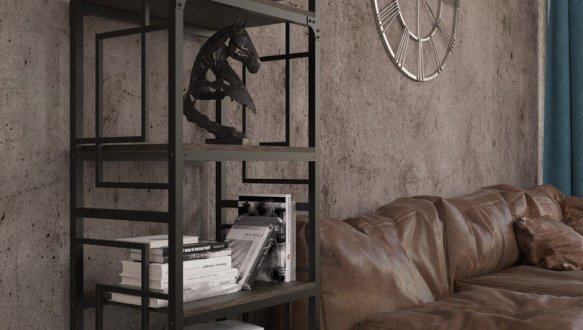 Стеллаж 4 полки Квадро