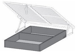 Кровать VI-loze 1 160 VIA 0