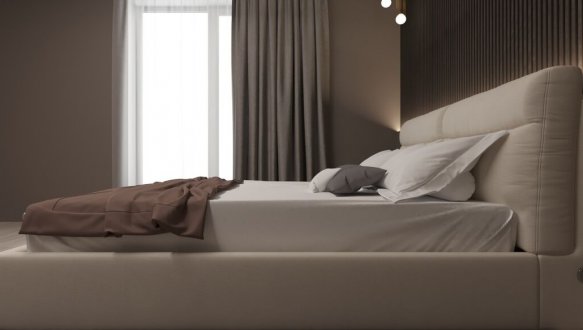 Ліжко двоспальне м'яке Woodsoft Vancouver / Ванкувер 6