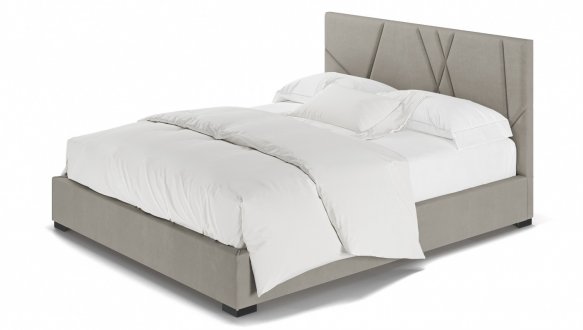 Кровать мягкая двуспальная Шик Галичина Блум 17