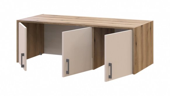 Антресоль Дорос Ронди кашемир 3-дверная 121 см 3