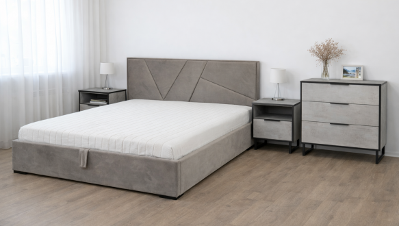 Спальня Kapryzone/Капризоне Файні меблі Україна с комодом 3S и тумбами