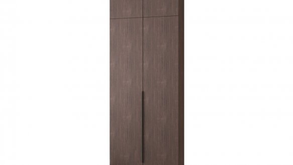 Шкаф Mebelstar Оскар двухдверный с антресолью Дуб ристретто 80 см 0