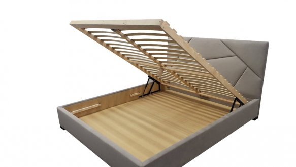 Кровать мягкая двуспальная Шик Галичина Изи 7