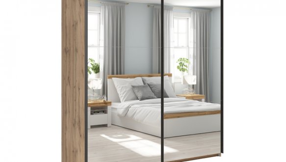 Шкаф-купе с зеркалами SZF/183/2M Tetrix