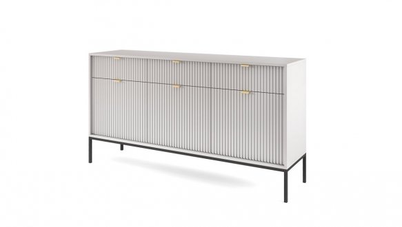 Комод Сірий/Чорні ніжки KSZ154 Nova 0