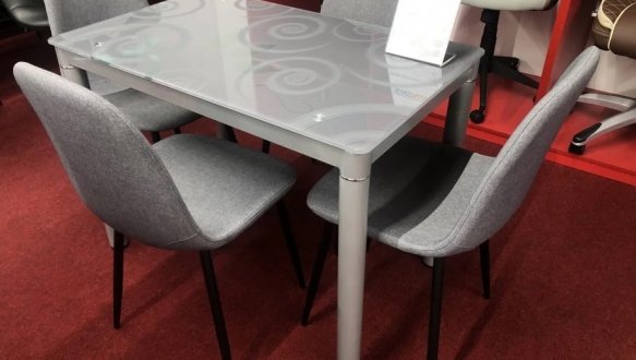 Стол Damar 100х60 Серый 2