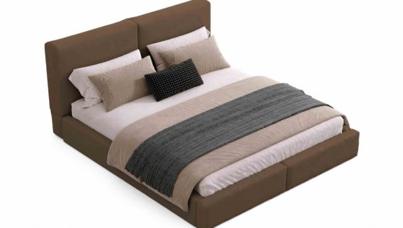 Кровать мягкая Виорина деко Insta / Инста с подъемным механизмом и нишей для белья 17