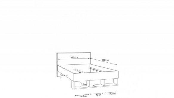 Кровать CHRL121 CHICORY 5