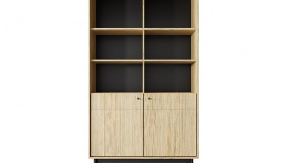 Стелаж дуб лінеа Japandi R104 2