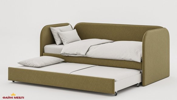 Кровать детская мягкая с дополнительным спальным местом Wooodsoft Todi / Тоди 6