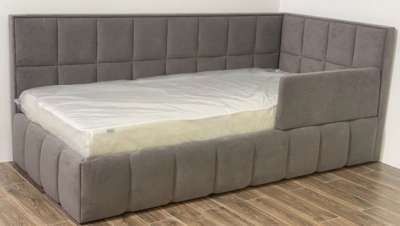 Кровать мягкая Городок Дейзи с подьемным механизмом 6