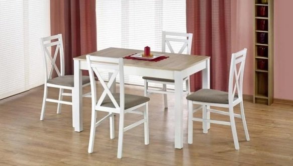 Стол Mayrycy Дуб Сонома/Белый