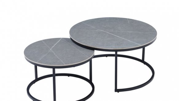 Комплект із двох журнальних столів CT-35 Лоренза петра грей 0