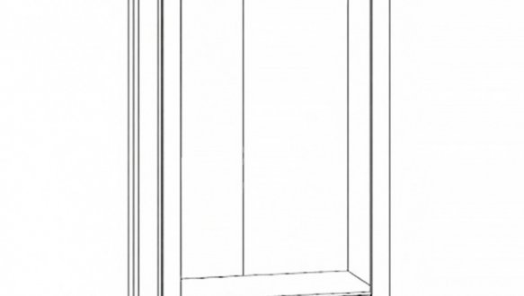 Шафа SZF2D2S ВМК Украіна Коен ІІ 2 дверна дуб корабельний 104 см 4