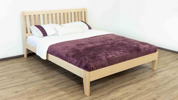 Ліжко двоспальне дерев'яне Дрімка Каміла Бук 1