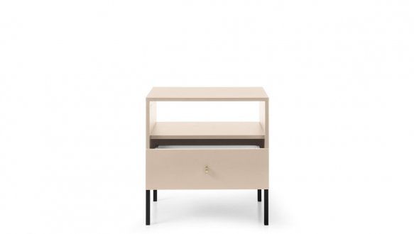 Тумба прикроватная черные ножки MS54 Mono 2