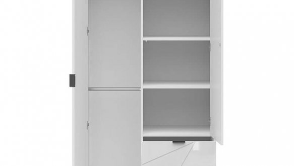 Шафа SZF2D2S BRW Poland Forn 2 дверна білий 94 см 1