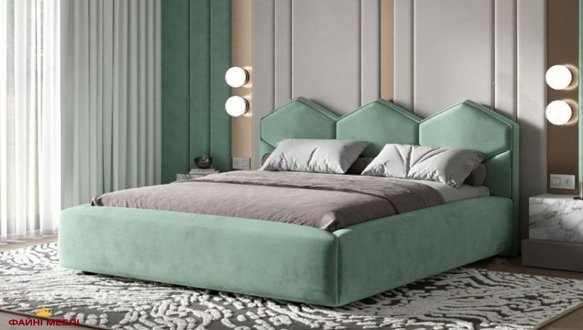 Ліжко м'яке Городок меблі Олівер з підйомним механізмом та нішею для білизни 3