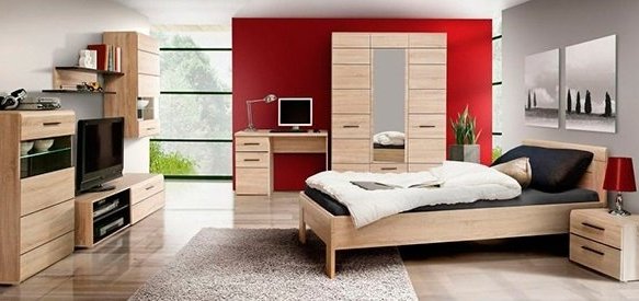 Модульна спальня Solo/Соло VMV Holding Дуб сонома 2