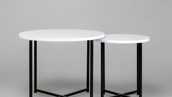 Набір столиків Модерн S+M білий 1