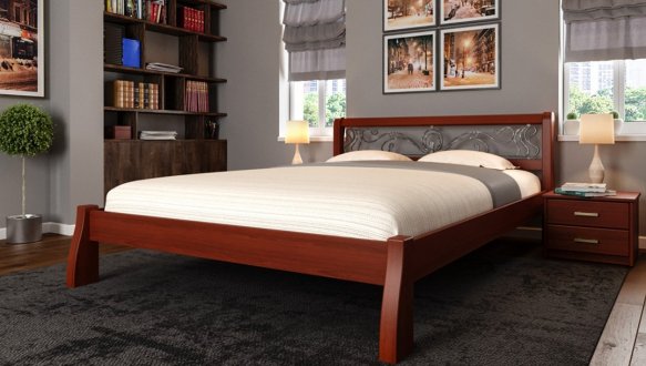 Ліжко Ретро + Ковка 1