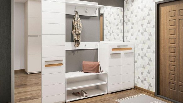 Тумба для обуви открытая Бьянко Белый 0