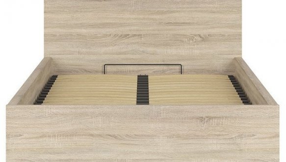 Кровать односпальная BRW Poland LOZ/120/B Tetrix / Тетрикс с подьемним механизмом и нишей для белья ДСП 4