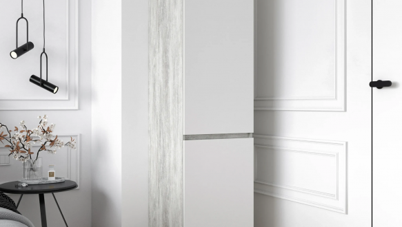 Шкаф Морели Т218 белый со штангой 50 см