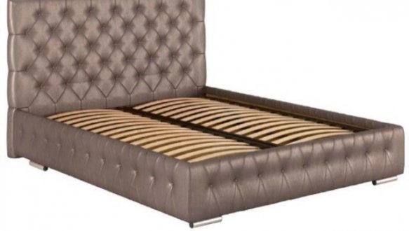 Кровать мягкая двуспальная Городок меблі Арабель с подъемным механизмом и нишей для белья 5