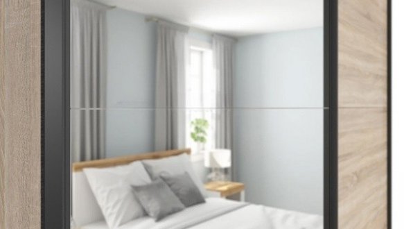 Шкаф-купе с зеркалом SZF/220/M Tetrix 4