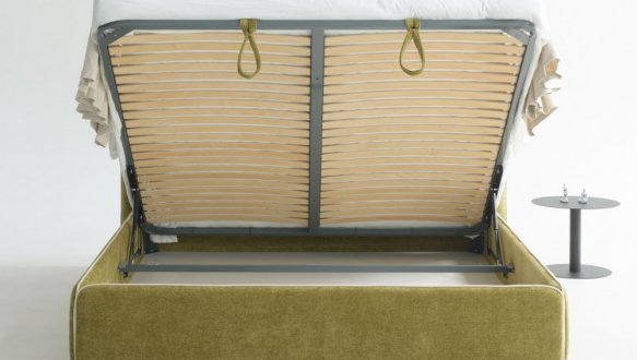 Ліжко м'яке Woodsoft Torino / Торіно з підйомним механізмом та нішею для білизни 18