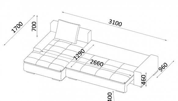 Диван кутовий Melbourne 5